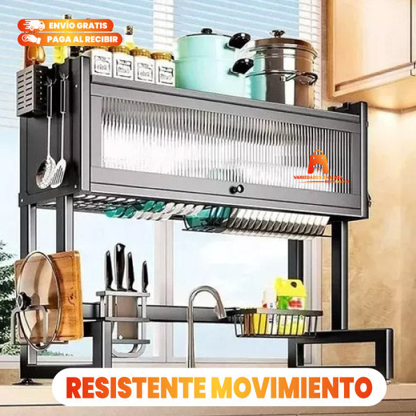 ESCURRIDOR CON GABINETE PROTECTOR