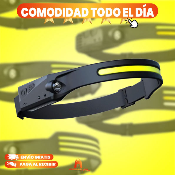 LINTERNA LED MULTIFUNCIONAL PARA CABEZA