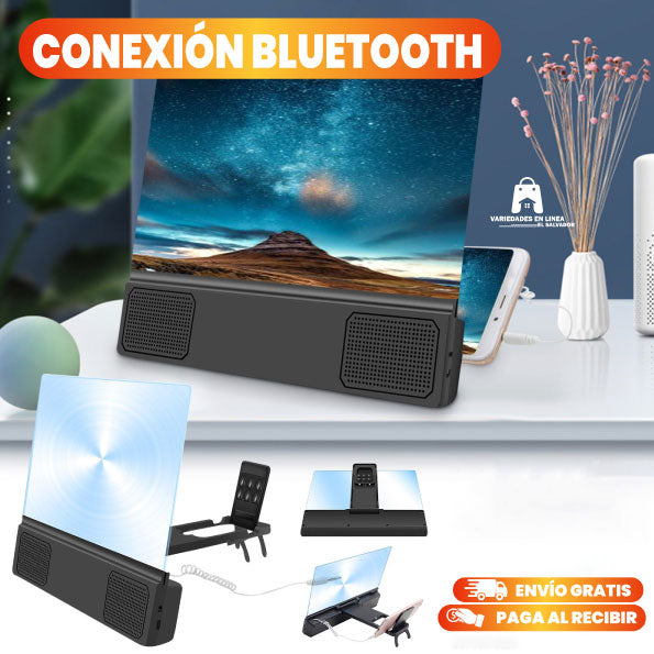 AMPLIFICADOR DE PANTALLA 3D CON BLUETOOTH