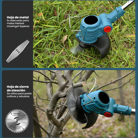 CORTADORA DE MALEZA SIN CABLE AJUSTABLE EN ALTURA