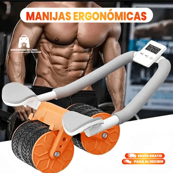 RODILLO ABDOMINAL CON SOPORTE