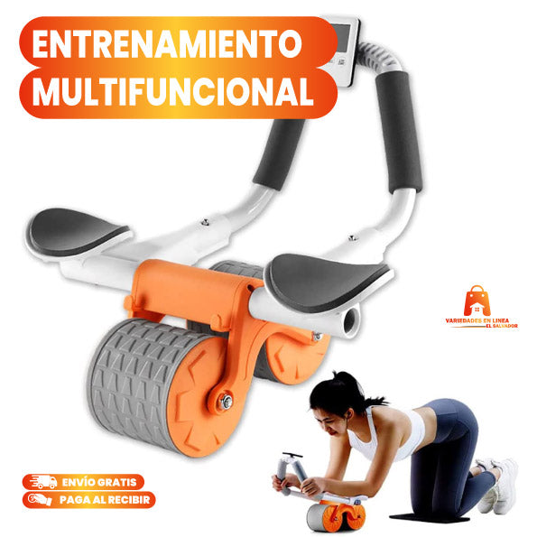 RODILLO ABDOMINAL CON SOPORTE