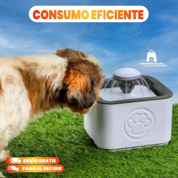 FUENTE DE AGUA PARA MASCOTAS BEBEDERO ELÉCTRICO PERRO GATO