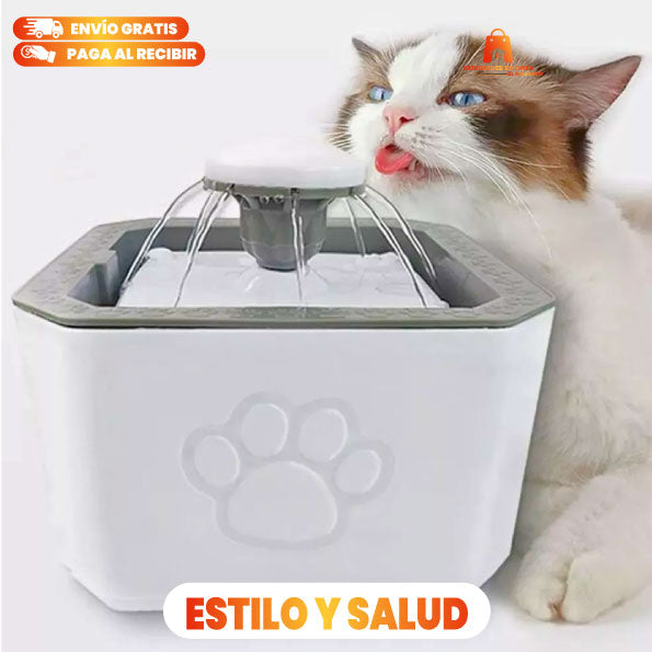 FUENTE DE AGUA PARA MASCOTAS BEBEDERO ELÉCTRICO PERRO GATO