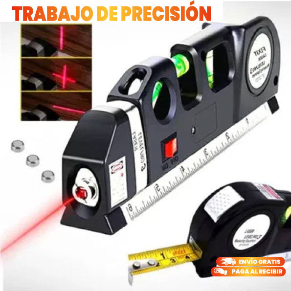 METRO CON NIVEL LASER