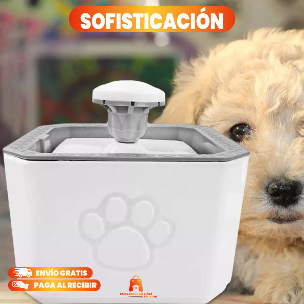 FUENTE DE AGUA PARA MASCOTAS BEBEDERO ELÉCTRICO PERRO GATO