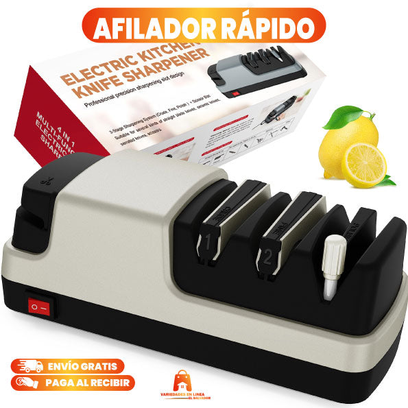 AFILADOR ELÉCTRICO DE CUCHILLO 4 EN 1