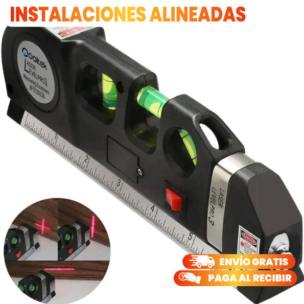 METRO CON NIVEL LASER