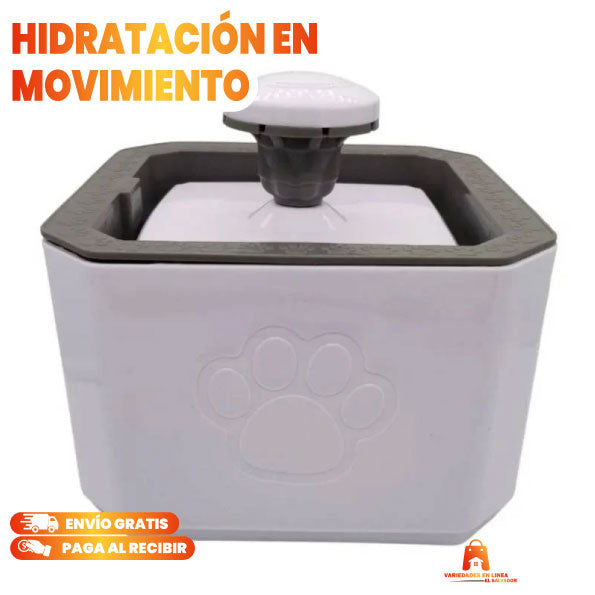 FUENTE DE AGUA PARA MASCOTAS BEBEDERO ELÉCTRICO PERRO GATO