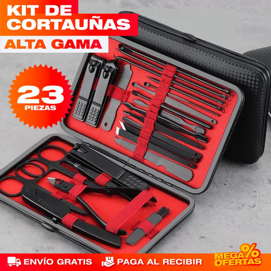 Kit Corta Uñas de 23 Piezas de Alta Gama