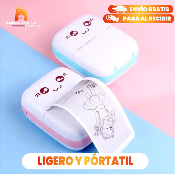 MINI IMPRESORA PORTATIL RECARGABLE